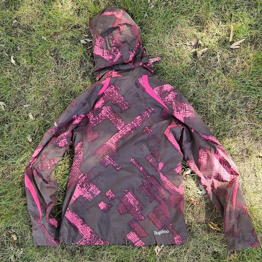 Columbia Pink and Brown Ski Jacket - Picture 3 of 5